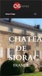 Mobile Screenshot of chateaudesiorac.com