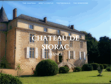 Tablet Screenshot of chateaudesiorac.com